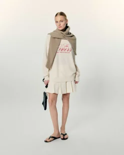 Online FROM FUTURE Pull Col Rond The Lovers Ecru