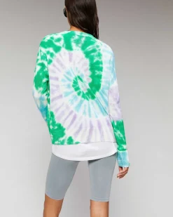 Hot FROM FUTURE Pull Col Rond Tie And Dye Td Sweet Lilac