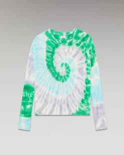 Online FROM FUTURE Pull Col Rond Tie And Dye Td Sweet Lilac