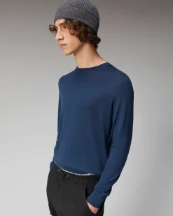 FROM FUTURE Pull Col Rond Uni Noir