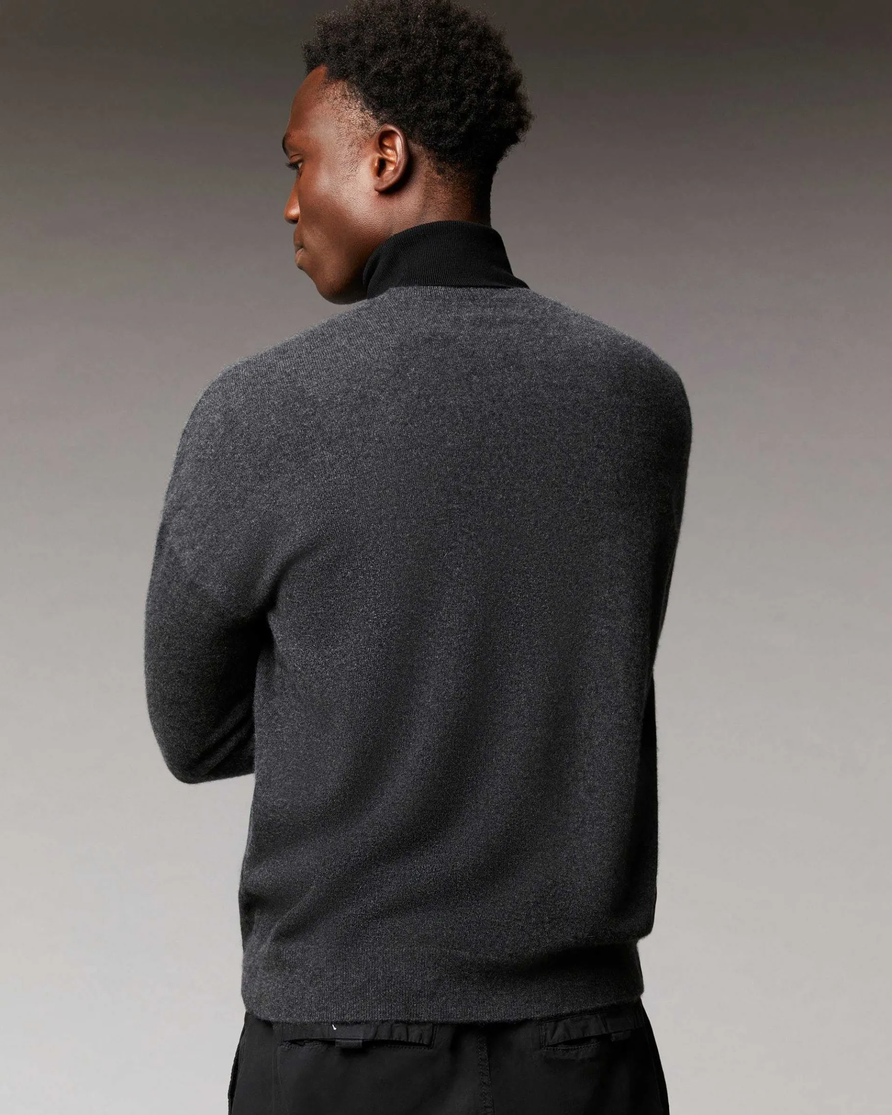 Hot FROM FUTURE Pull Col Rond Warner Anthracite