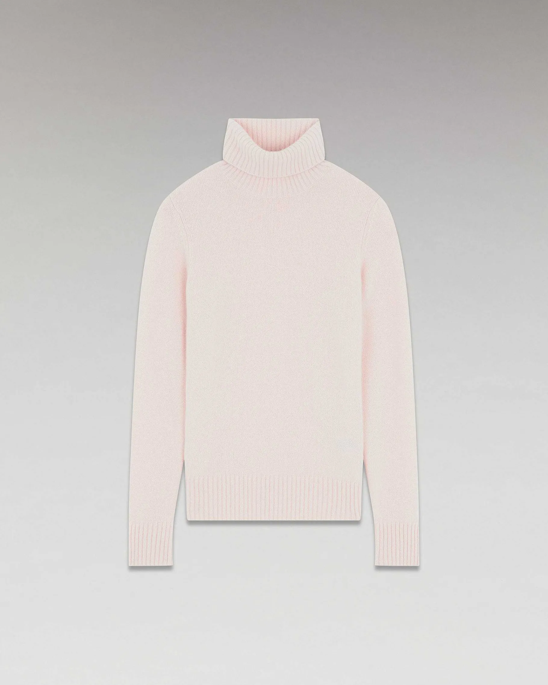 Clearance FROM FUTURE Pull Col Roule Basique Rose Poudre
