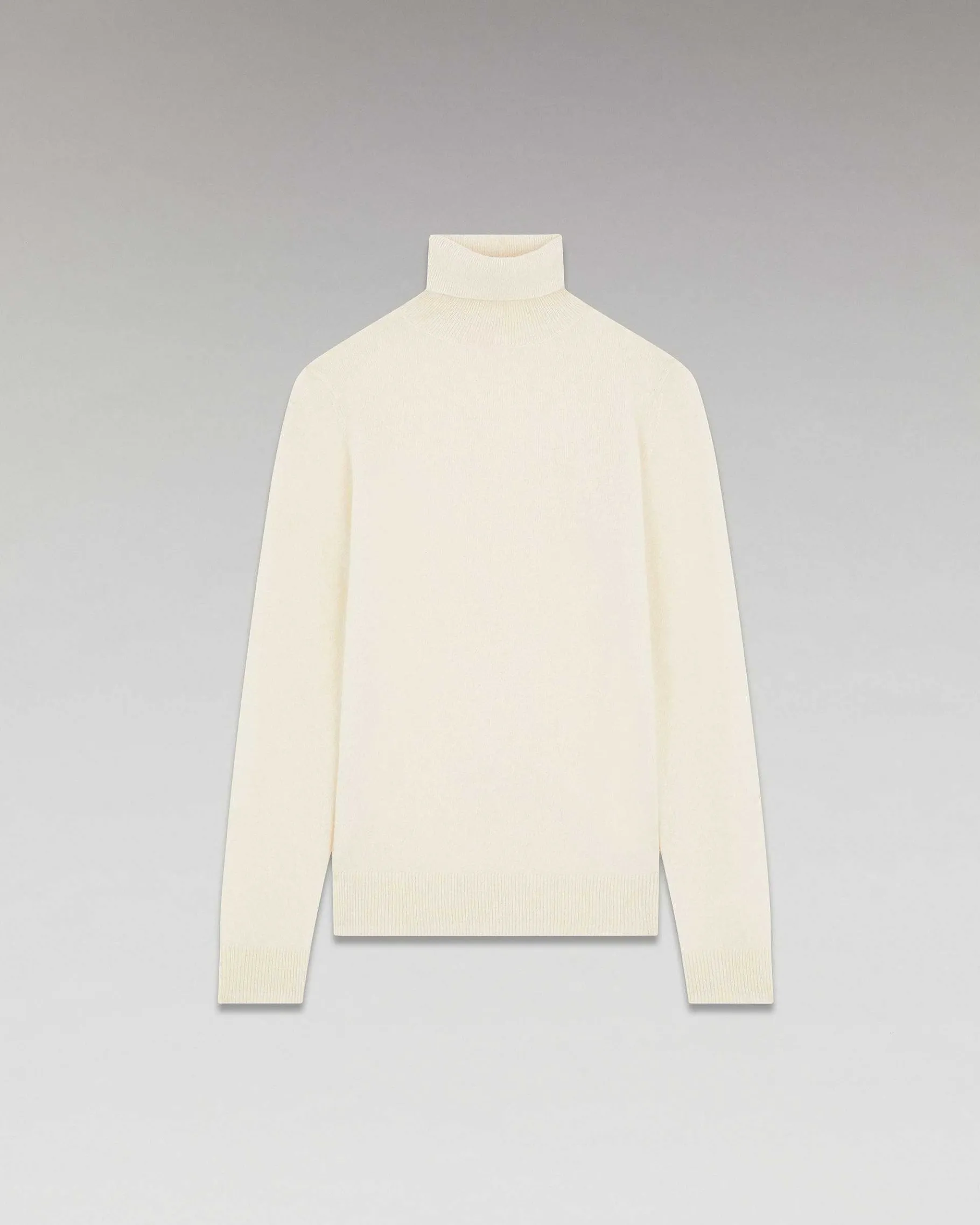 Best FROM FUTURE Pull Col Roule Basique Ecru
