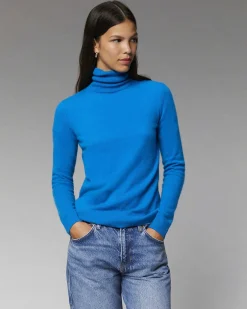 Discount FROM FUTURE Pull Col Roule Basique Rouge Vif