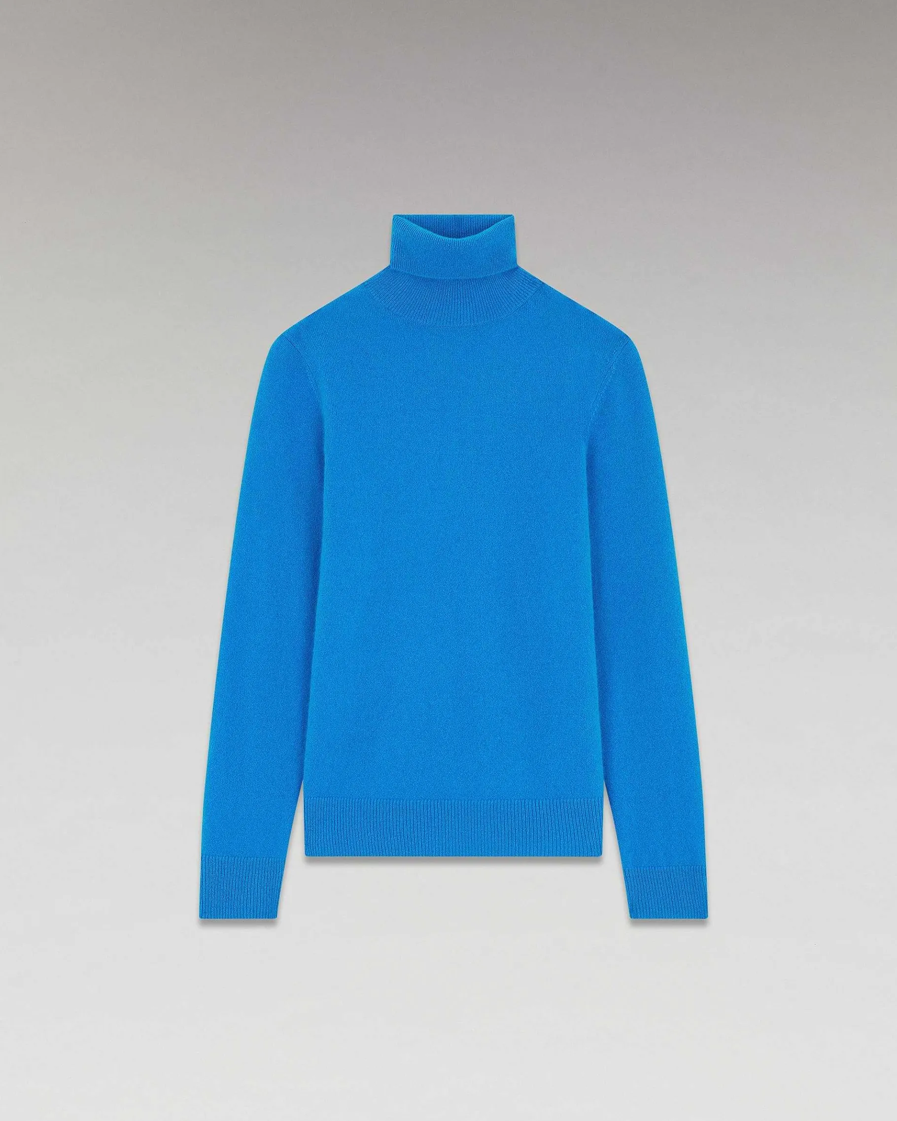 Outlet FROM FUTURE Pull Col Roule Basique Disco Blue