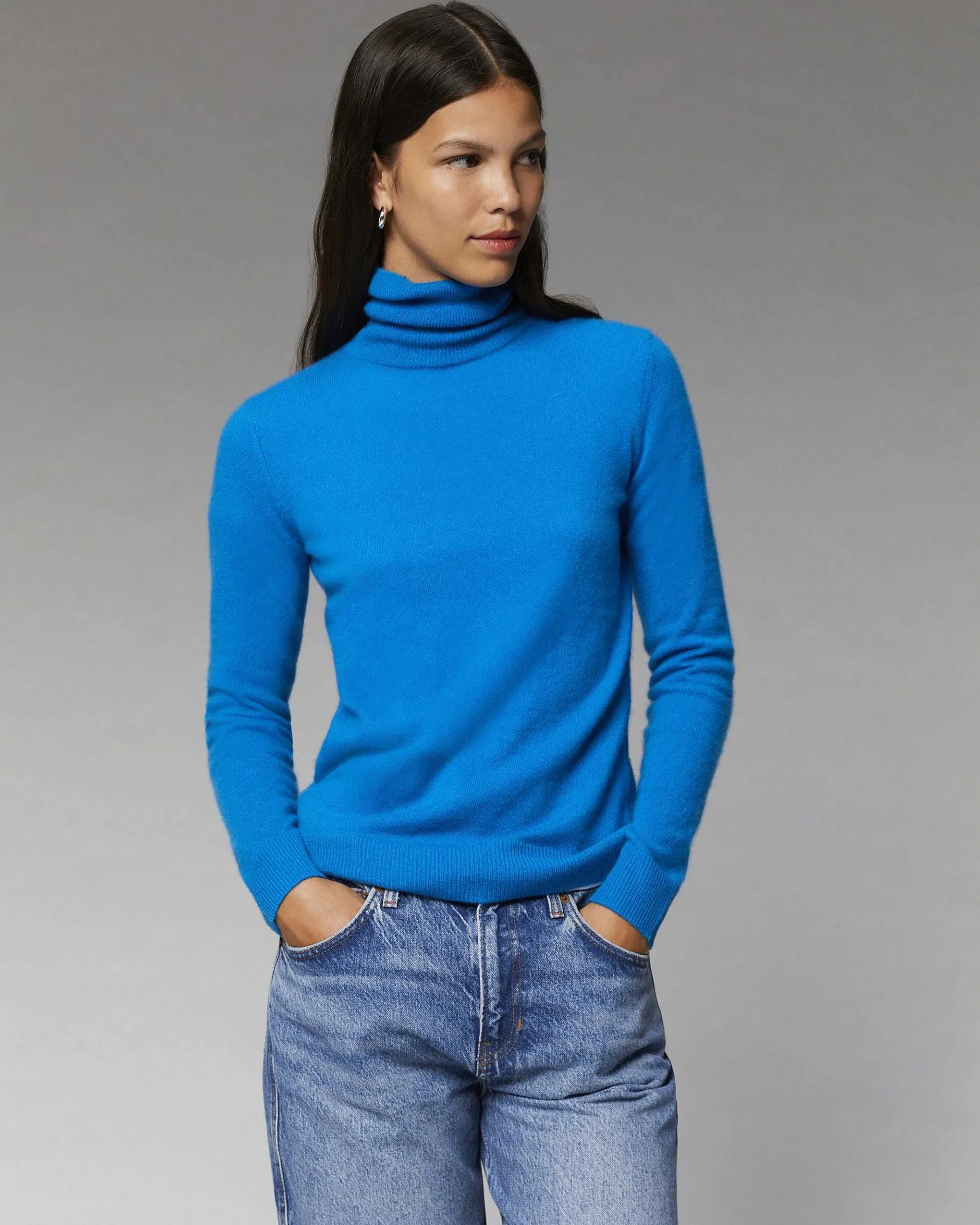 Sale FROM FUTURE Pull Col Roule Basique Winter Green