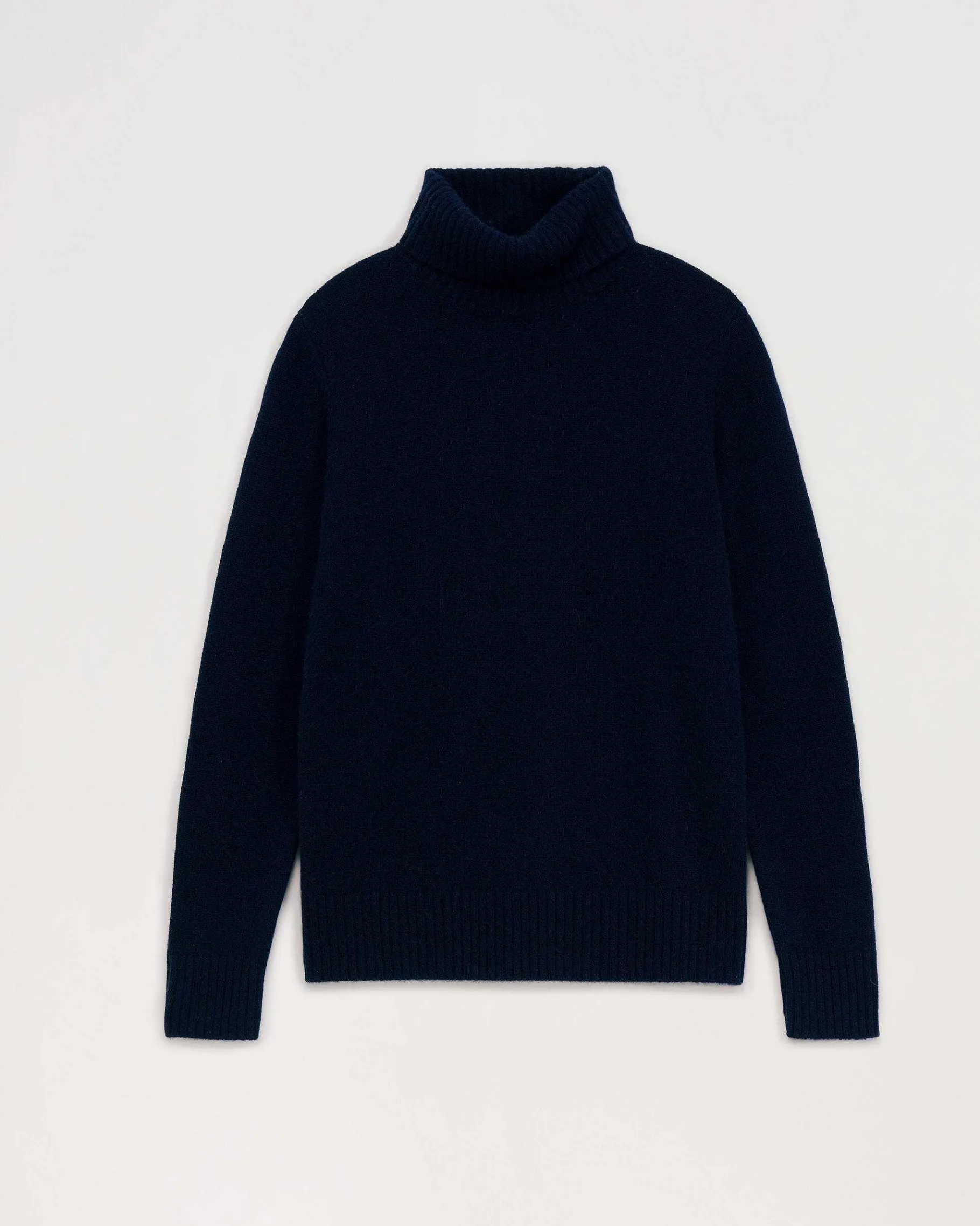 Sale FROM FUTURE Pull Col Roule Basique Navy