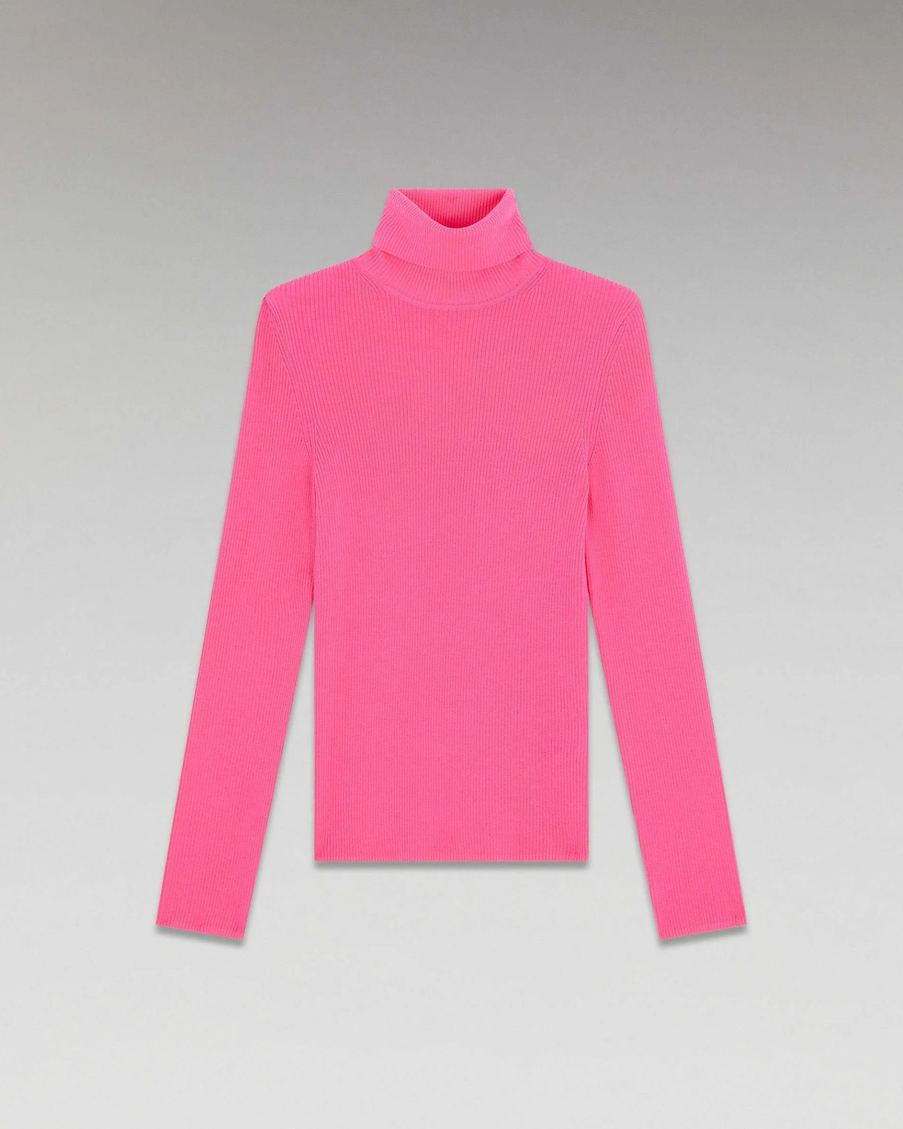 Online FROM FUTURE Pull Col Roule Basique Sparkle Pink