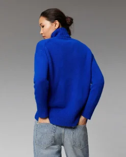 Clearance FROM FUTURE Pull Col Roule Oversize Sable
