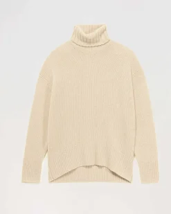 Clearance FROM FUTURE Pull Col Roule Oversize Sable