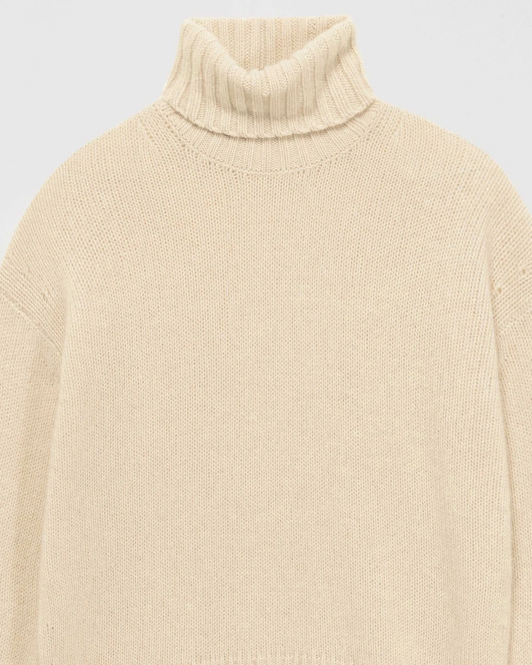 Clearance FROM FUTURE Pull Col Roule Oversize Sable