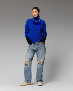 Clearance FROM FUTURE Pull Col Roule Oversize Sable