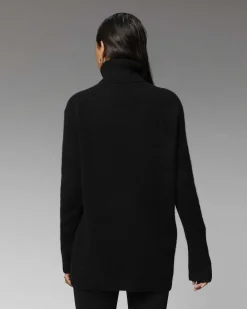 Best FROM FUTURE Pull Col Roule Oversize Ecru