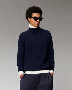 Clearance FROM FUTURE Pull Col Roule Oversize Leger Gris Chine Fonce