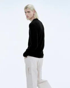 Hot FROM FUTURE Pull Col V Navy