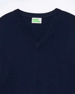 Clearance FROM FUTURE Pull Col V Navy