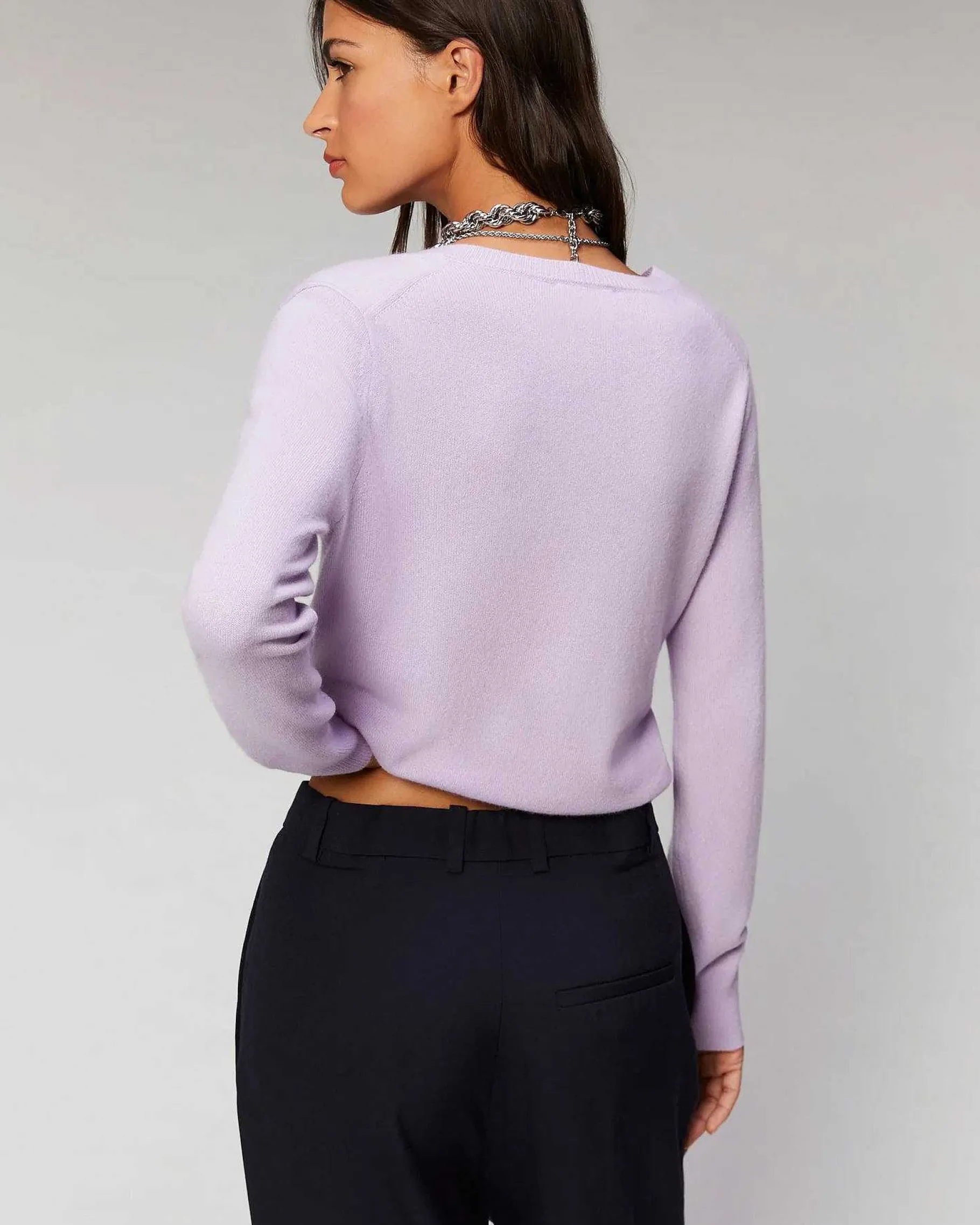 Sale FROM FUTURE Pull Col V Basique Pop Blue