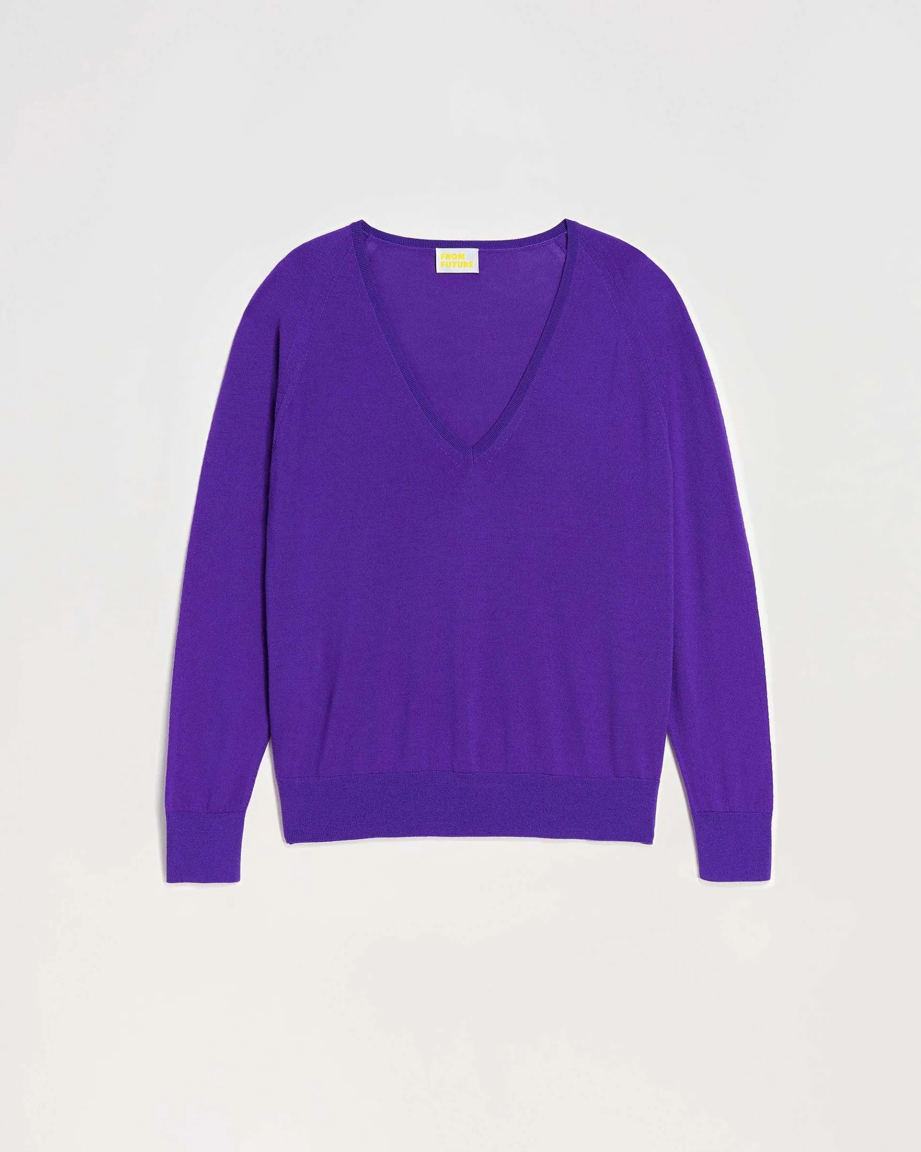 Discount FROM FUTURE Pull Col V Oversize Violet Fluo