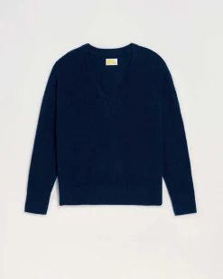 Online FROM FUTURE Pull Col V Oversize Leger Navy