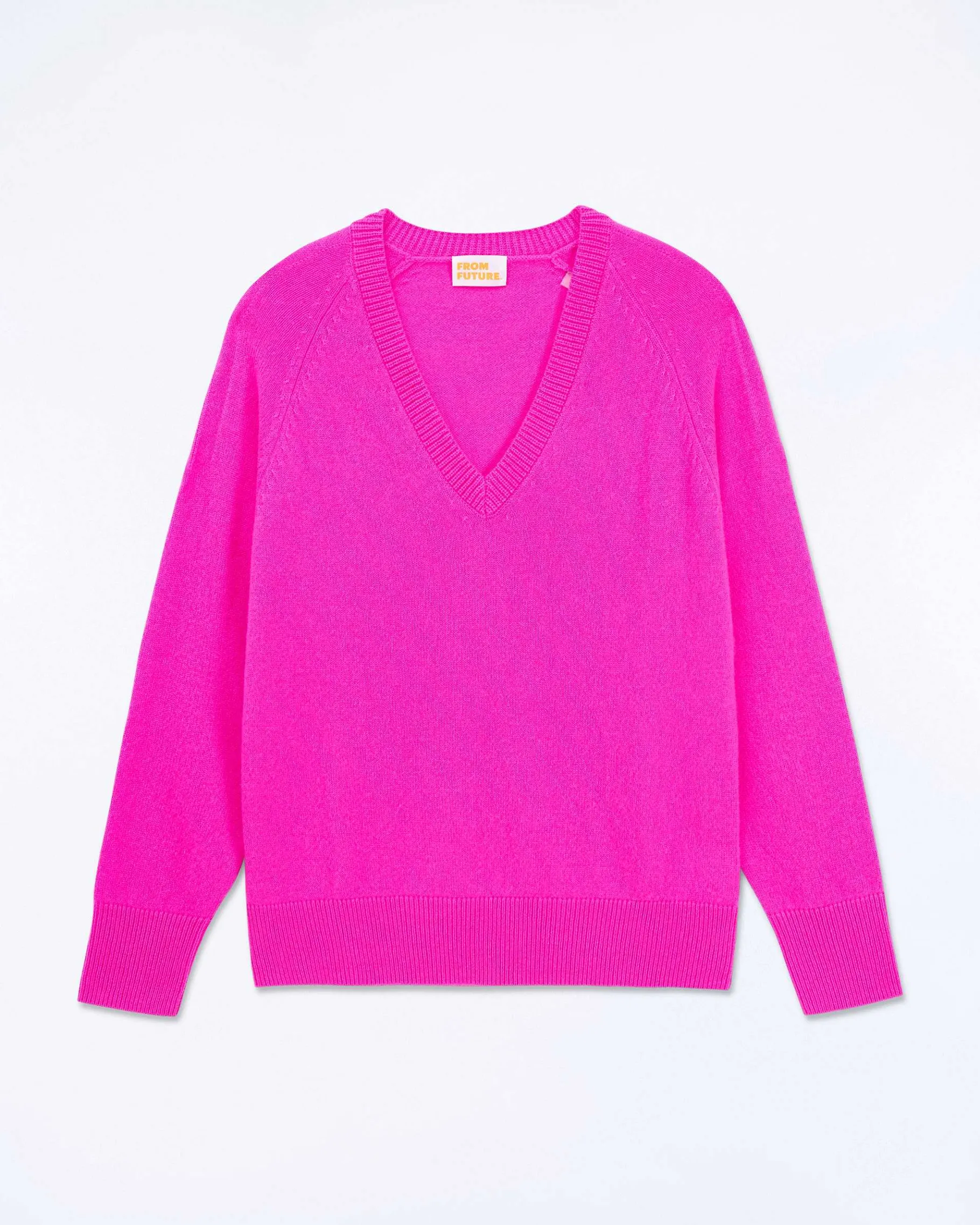 Clearance FROM FUTURE Pull Col V Oversize Light Fruity Pink