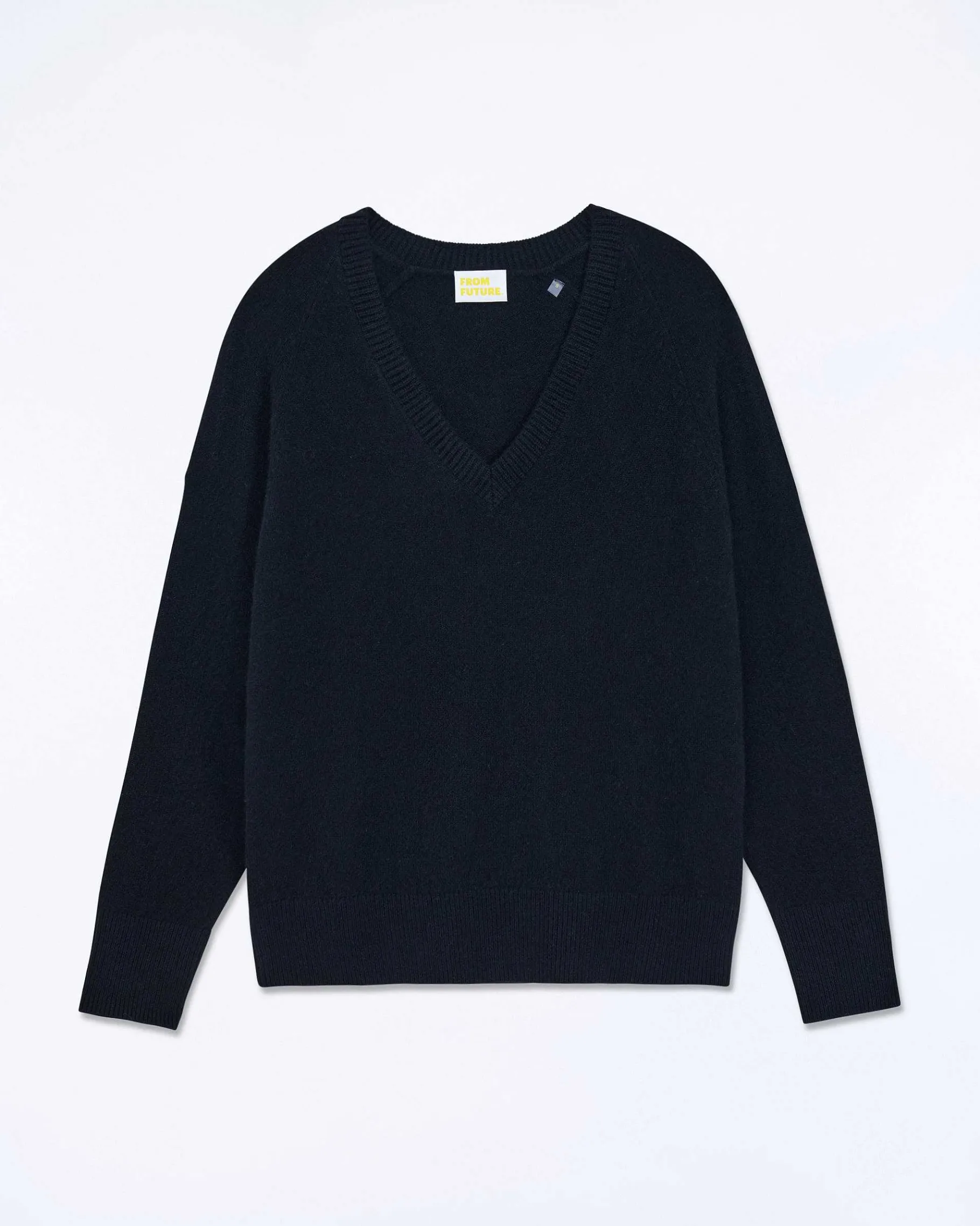 Sale FROM FUTURE Pull Col V Oversize Light Noir