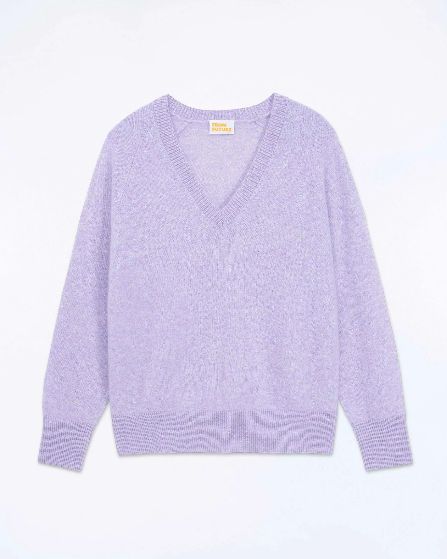 Sale FROM FUTURE Pull Col V Oversize Light Magic Lilac Mouline