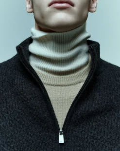 Online FROM FUTURE Pull Gilet A Cotes Zippe Anthracite