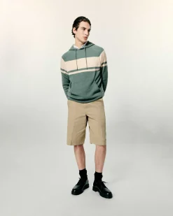Sale FROM FUTURE Pull Hoodie Washed Green