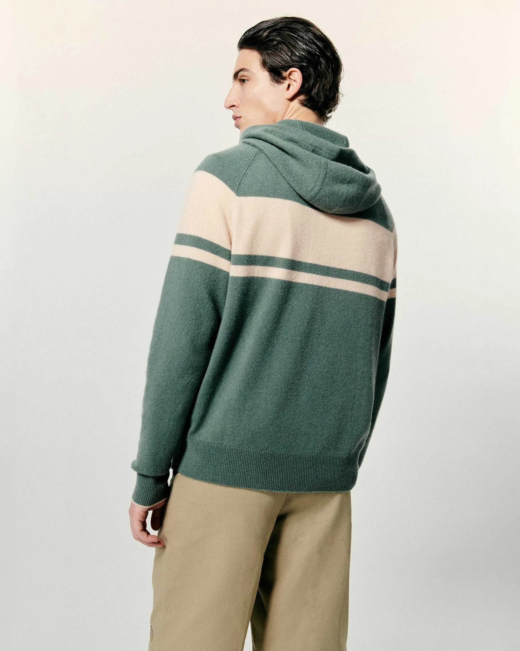 Sale FROM FUTURE Pull Hoodie Washed Green