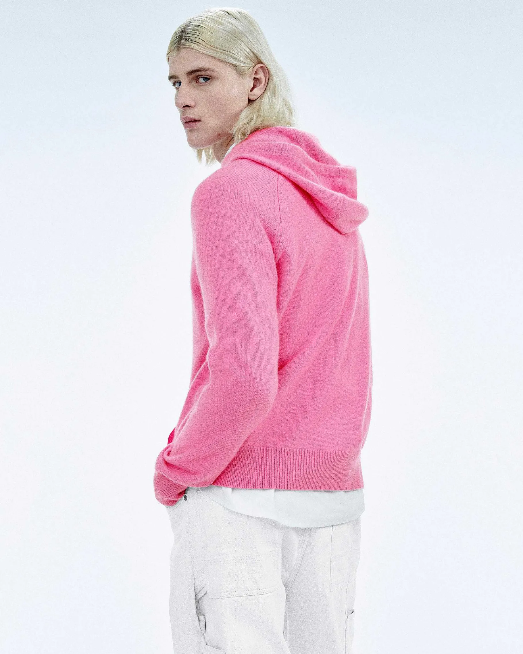 Hot FROM FUTURE Pull Hoodie Gris Chine Clair