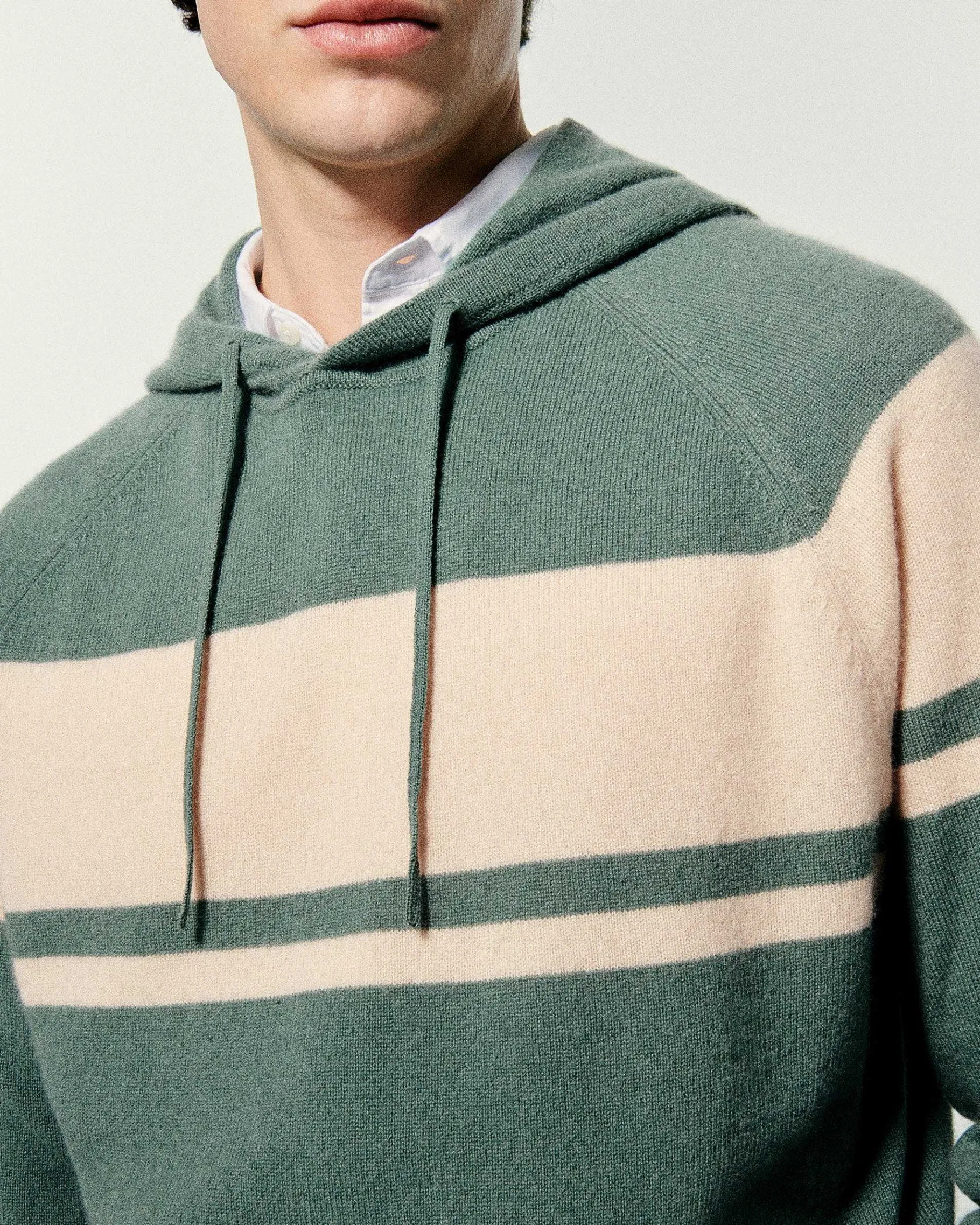 Clearance FROM FUTURE Pull Hoodie Washed Green
