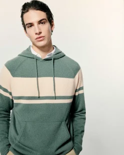 Clearance FROM FUTURE Pull Hoodie Washed Green