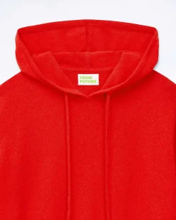 Clearance FROM FUTURE Pull Hoodie Rouge Vif