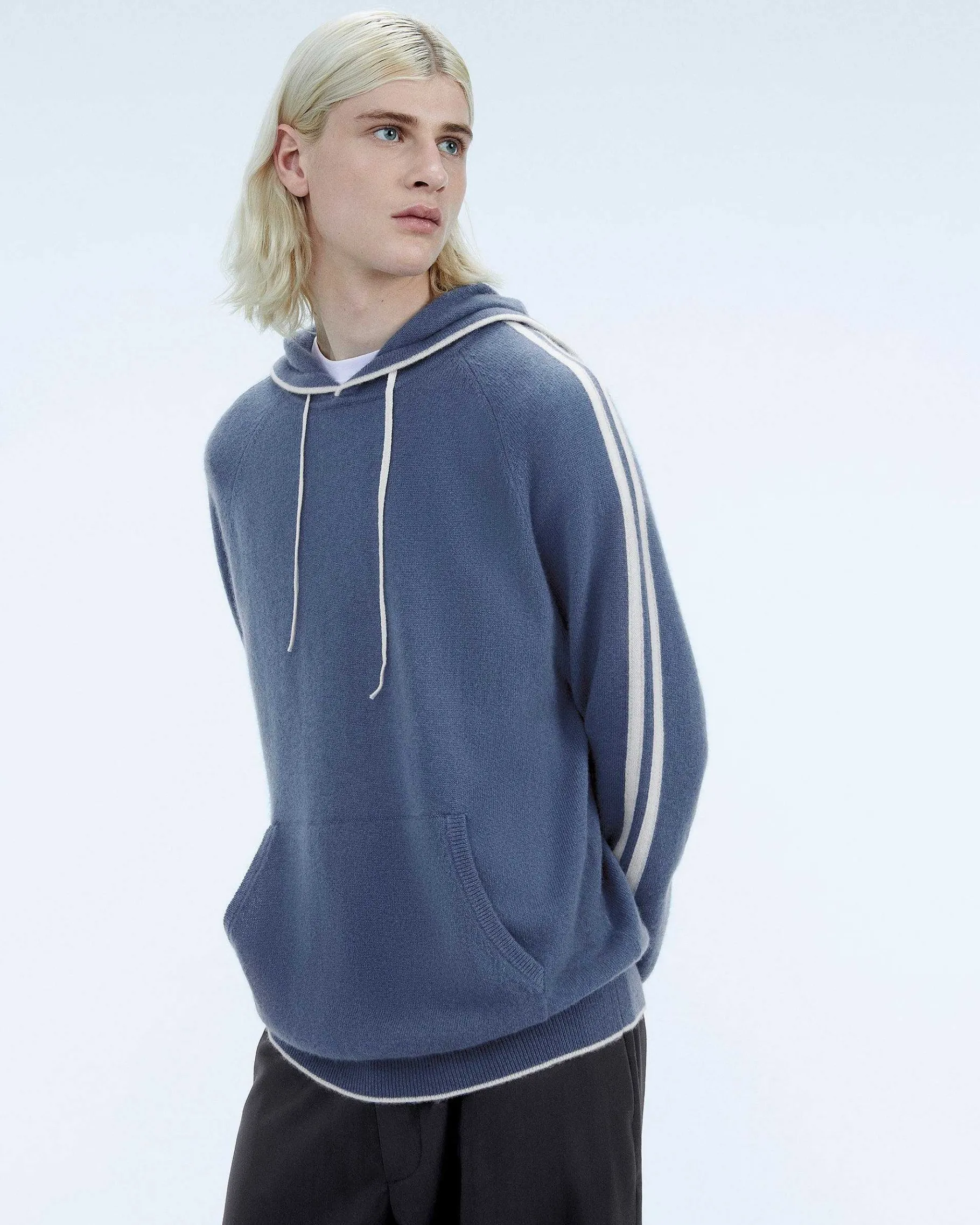 Clearance FROM FUTURE Pull Hoodie Bandes Storm Blue