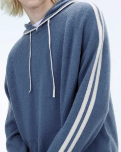 Clearance FROM FUTURE Pull Hoodie Bandes Storm Blue