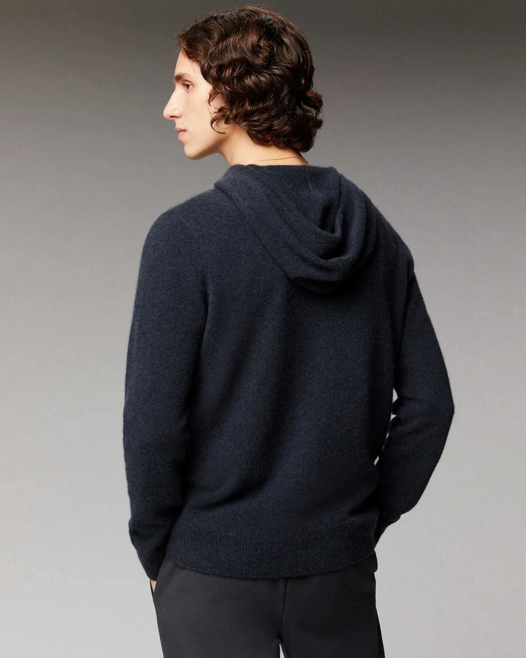 Clearance FROM FUTURE Pull Hoodie Coeur Leger Noir