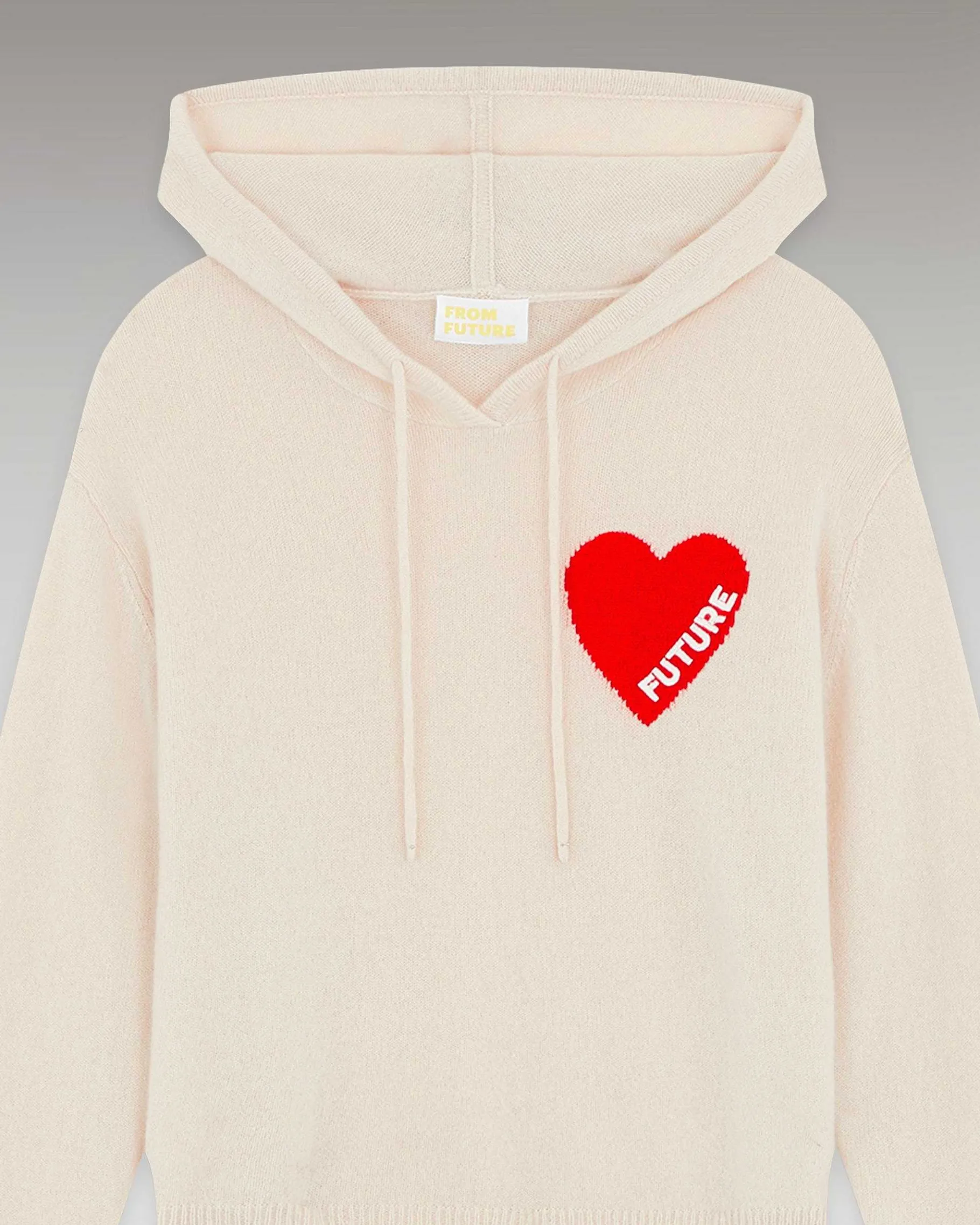 Discount FROM FUTURE Pull Hoodie Coeur Leger Sable