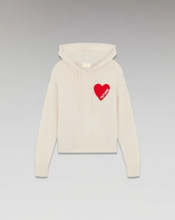 Discount FROM FUTURE Pull Hoodie Coeur Leger Sable