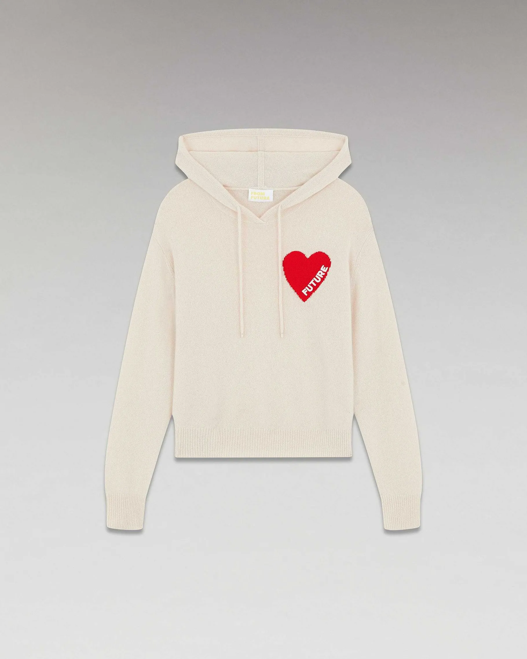 Discount FROM FUTURE Pull Hoodie Coeur Leger Sable