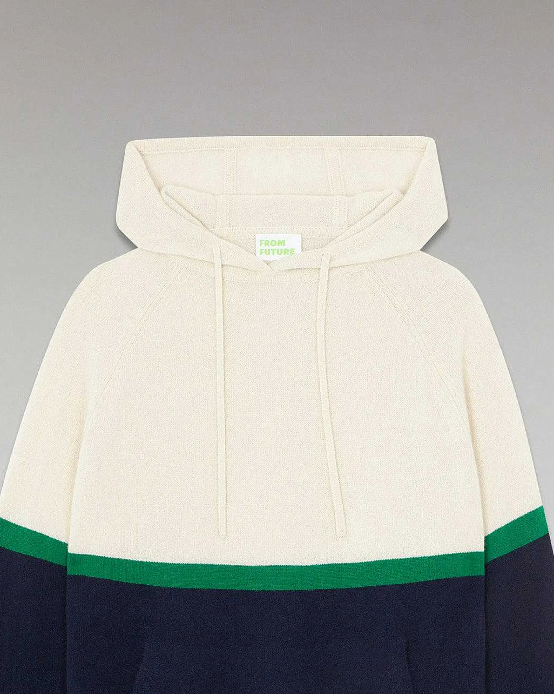 Best FROM FUTURE Pull Hoodie Color Block Navy