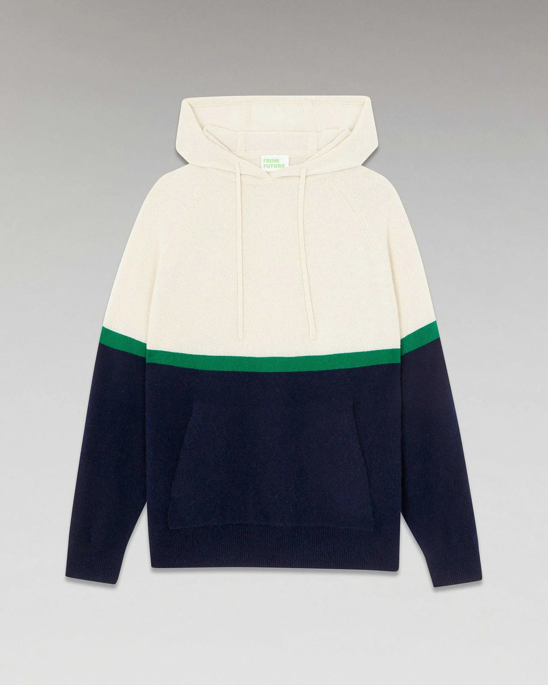 Best FROM FUTURE Pull Hoodie Color Block Navy