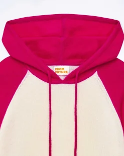 Best FROM FUTURE Pull Hoodie Contraste Ecru