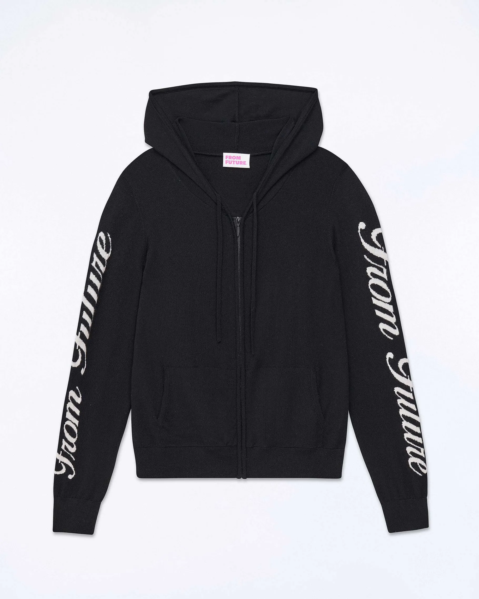 Discount FROM FUTURE Pull Hoodie Manches Noir