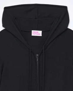 Clearance FROM FUTURE Pull Hoodie Manches Noir
