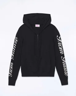 Clearance FROM FUTURE Pull Hoodie Manches Noir