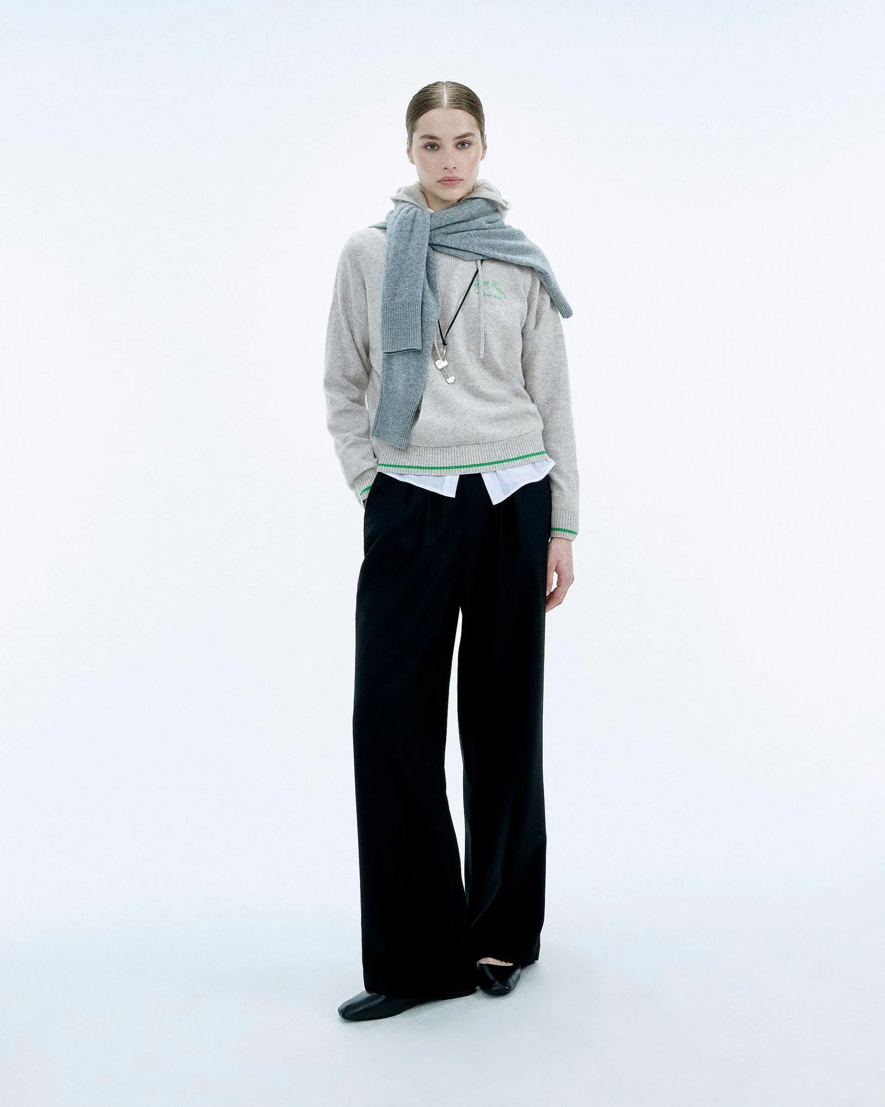 Clearance FROM FUTURE Pull Hoodie World League Gris Chine Clair