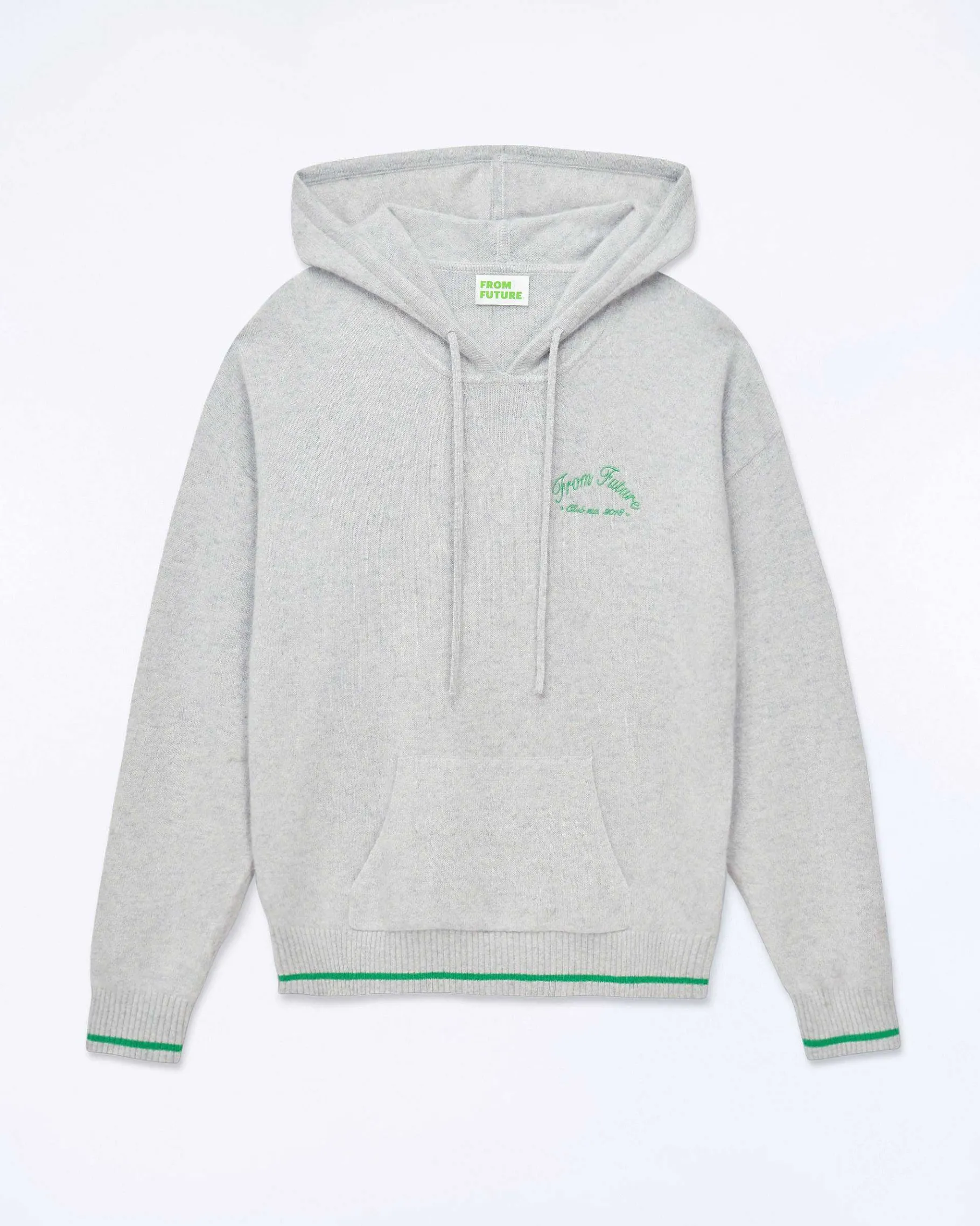 Clearance FROM FUTURE Pull Hoodie World League Gris Chine Clair