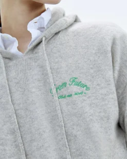 Best FROM FUTURE Pull Hoodie World League Gris Chine Clair