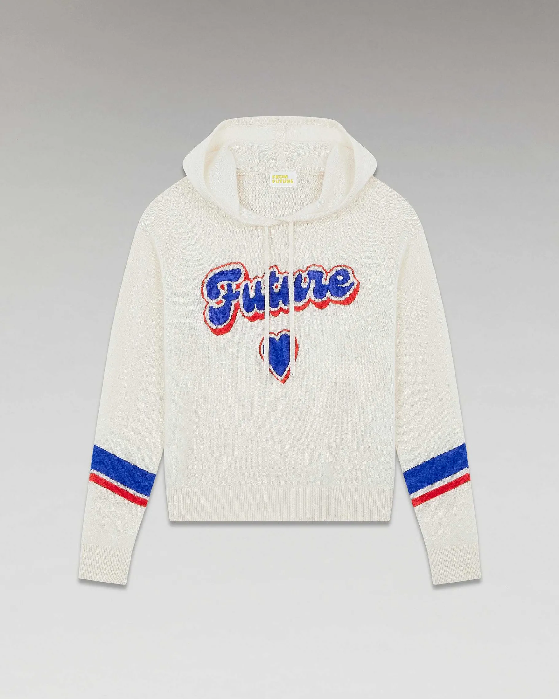 Outlet FROM FUTURE Pull Hoodie Future Leger Ecru