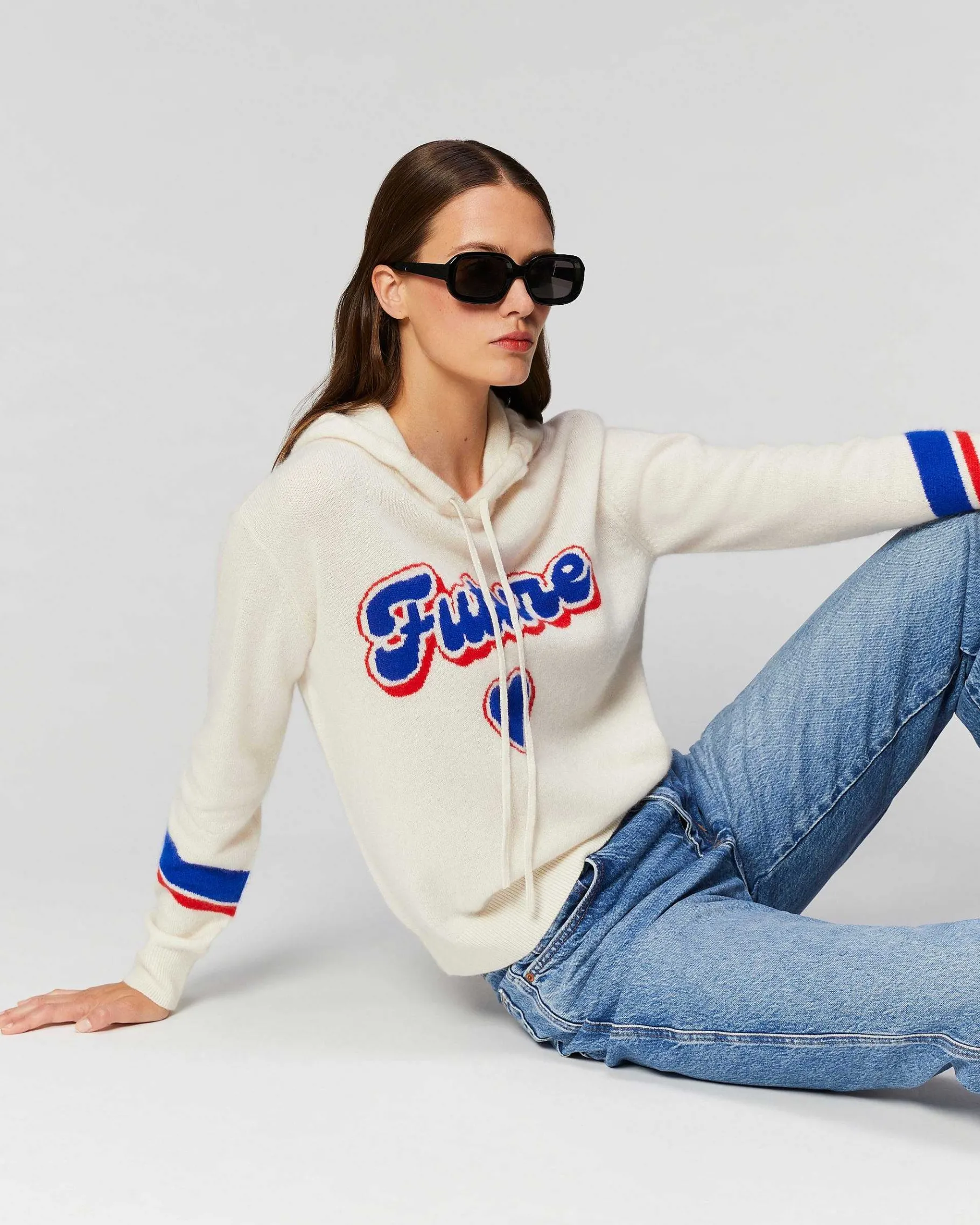 Best FROM FUTURE Pull Hoodie Future Leger Ecru